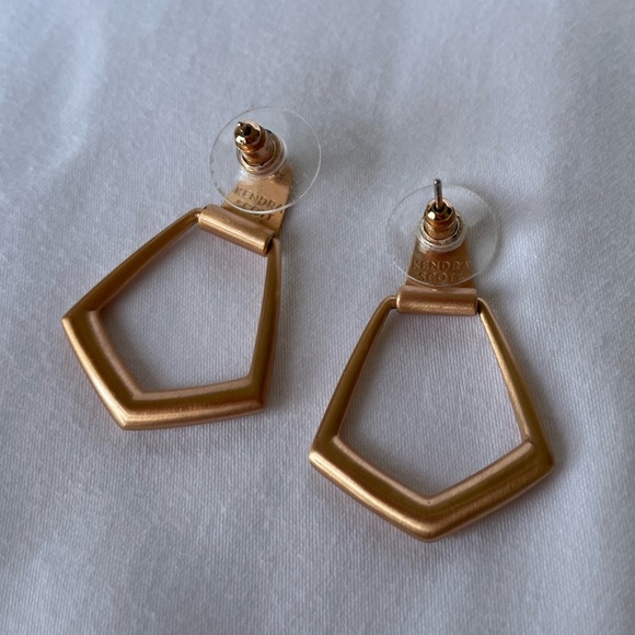 Kendra Scott Paxton Hoop Earrings in Rose Gold - Picture 4 of 6